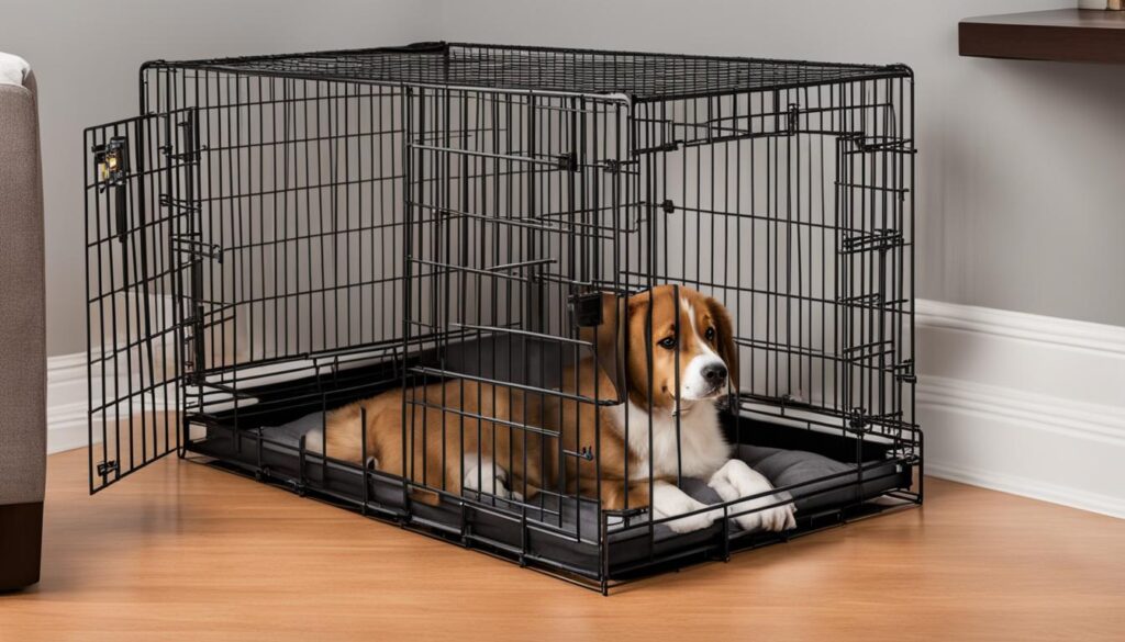 accelerate dog crate training